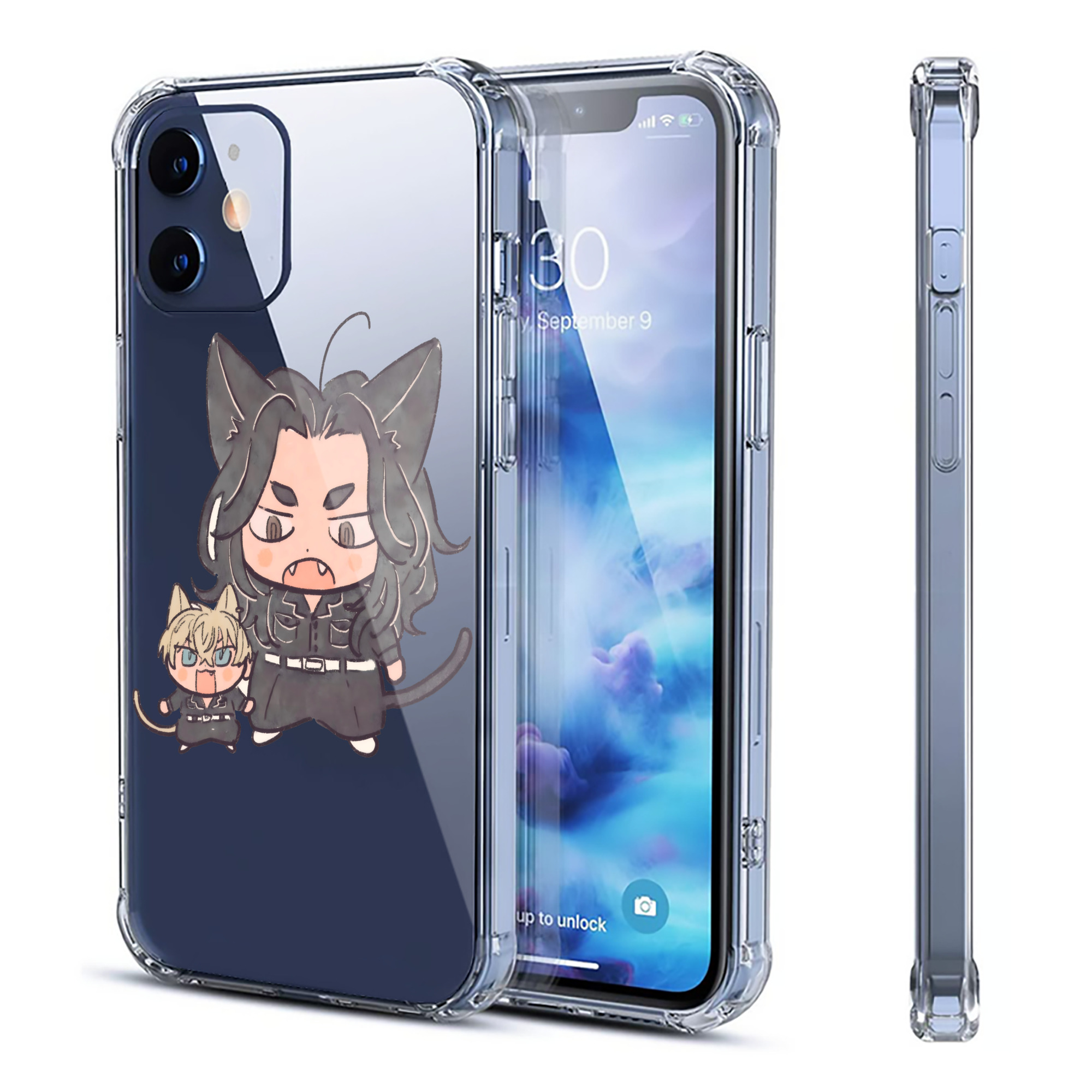 （画像用） 東京リベンジャーズ Tokyo Revengers 【iPhone 12シリーズ対応】透明スマホケース（クリアソフトケース）